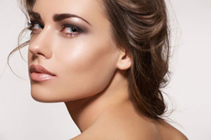 airbase airbrush foundation on womans face