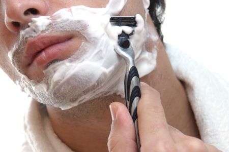 Man Shaving