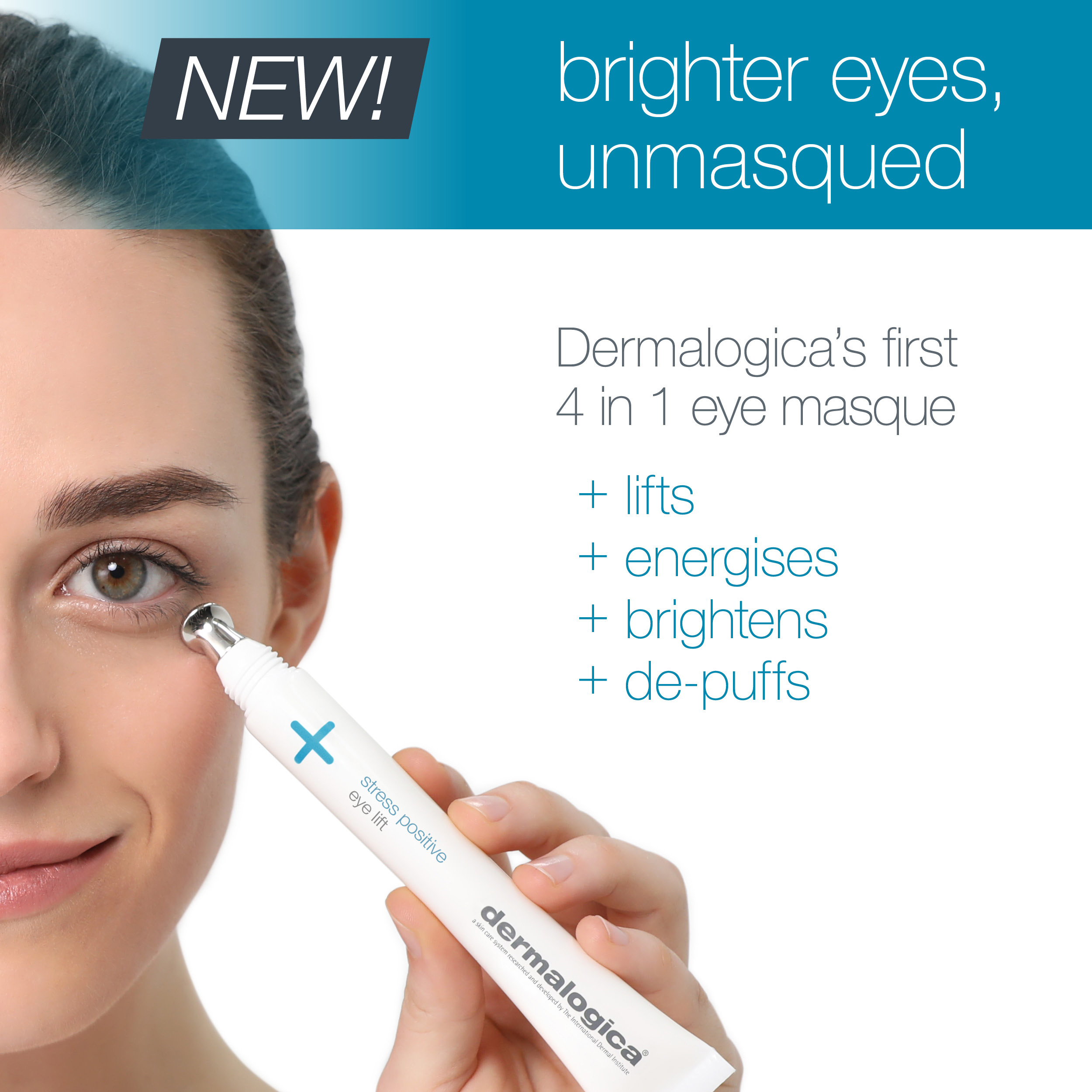 Dermalogica Stress Positive Eye Lift treatment flyer