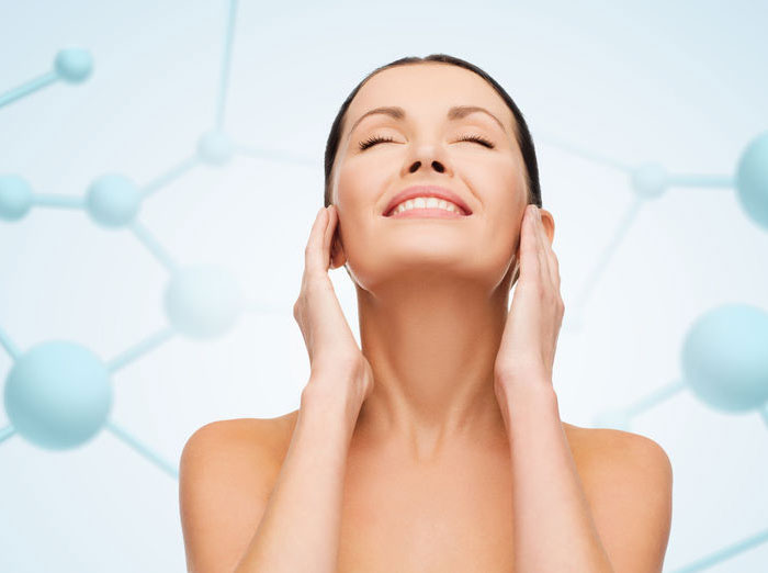 Woman who has had a Microdermabrasion Facial