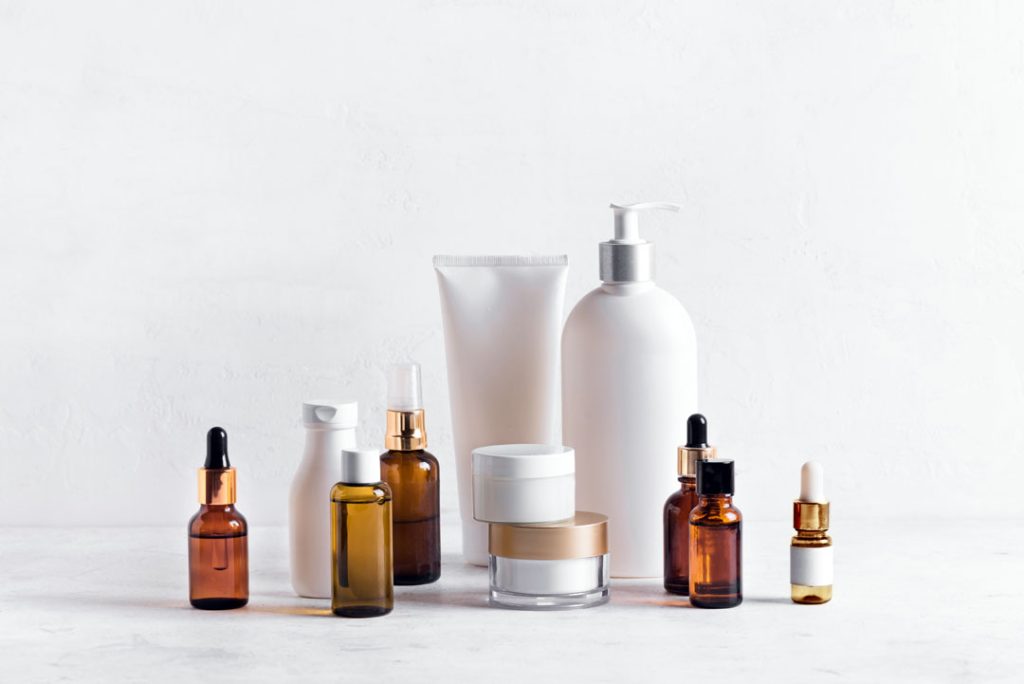 A range of effective skincare products