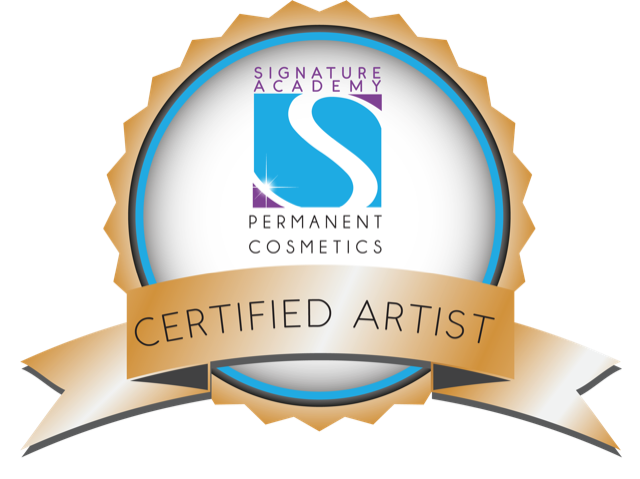 Permanent Makeup Artist Certified Badge