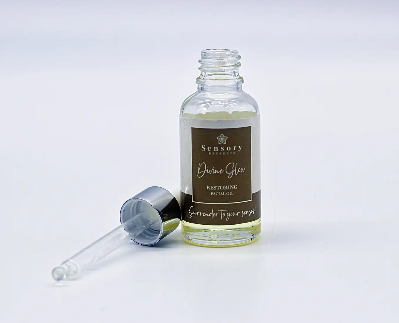 Luxury Facial divine glow face oil open Divine Restoring Oil for Luxury Facial