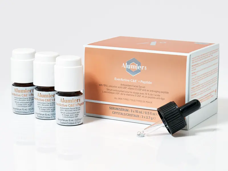 EverActive-C&E™ + Peptide (pack & box) AlumierMD Everactive C&E + Peptide product pack and box