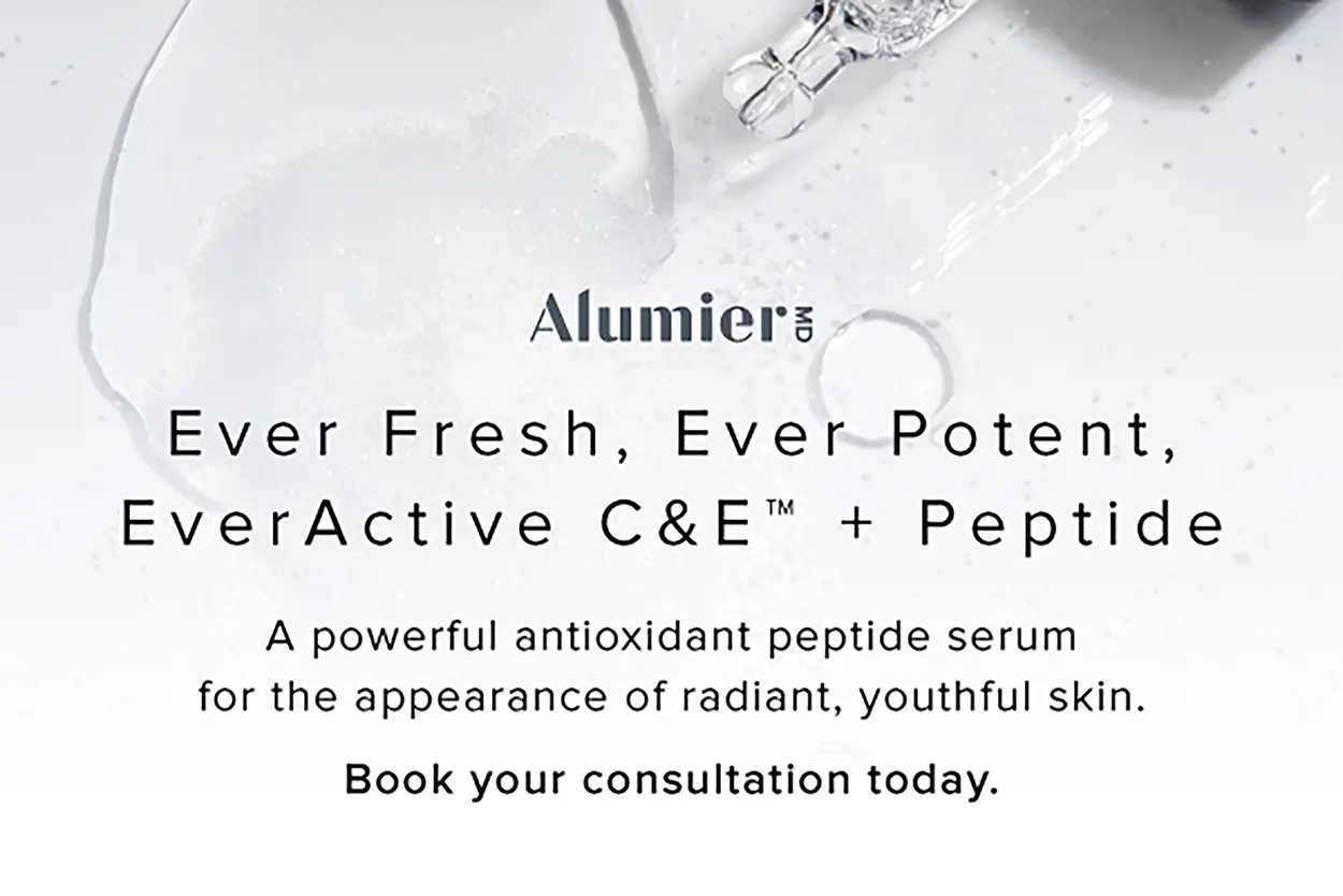 EverActive-Web Banner - 600x763 AlumierMD Everactive C&E + Peptide Booking Banner